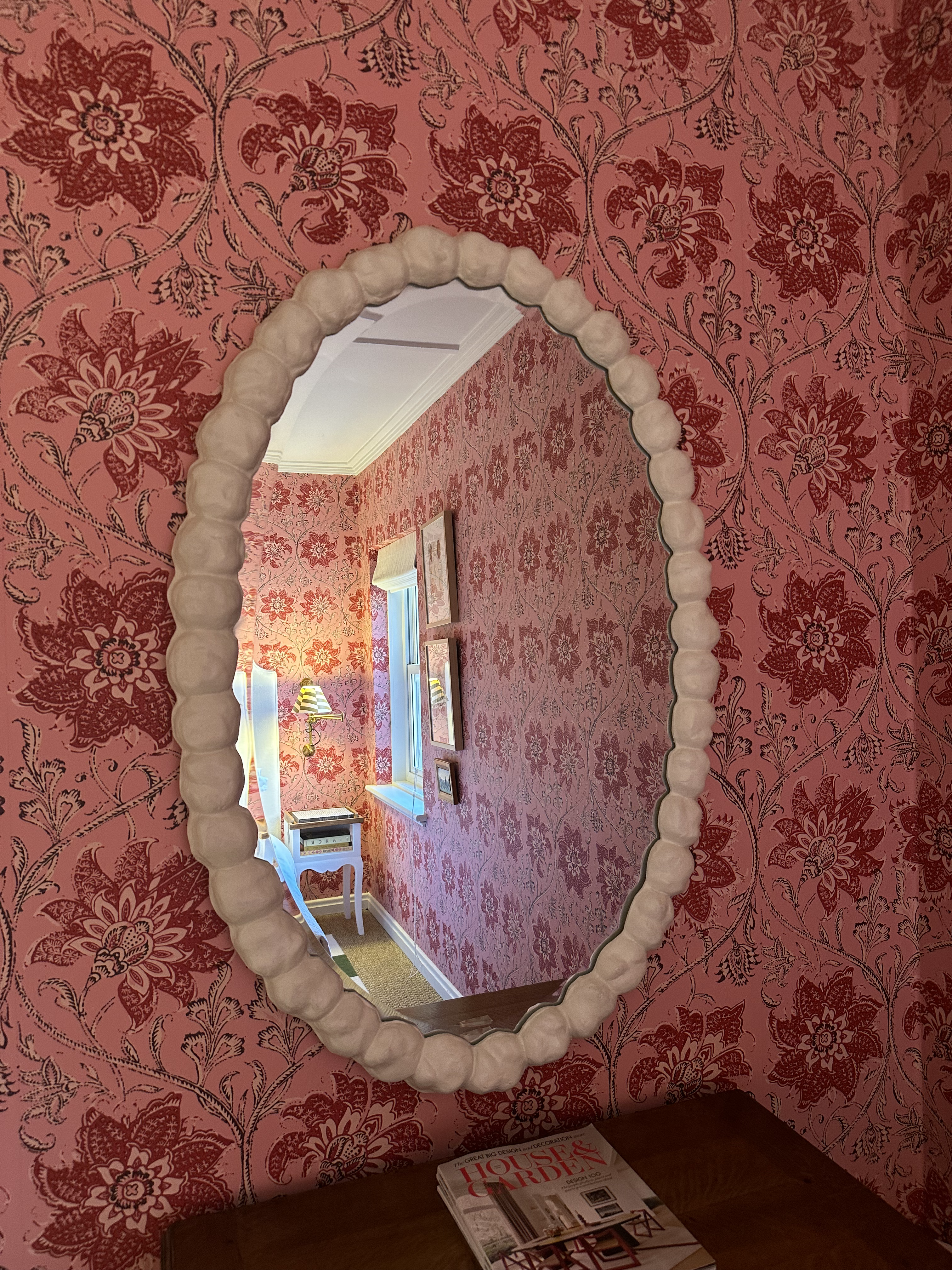 Oval Bobbin Mirror 120x80cm - pre order