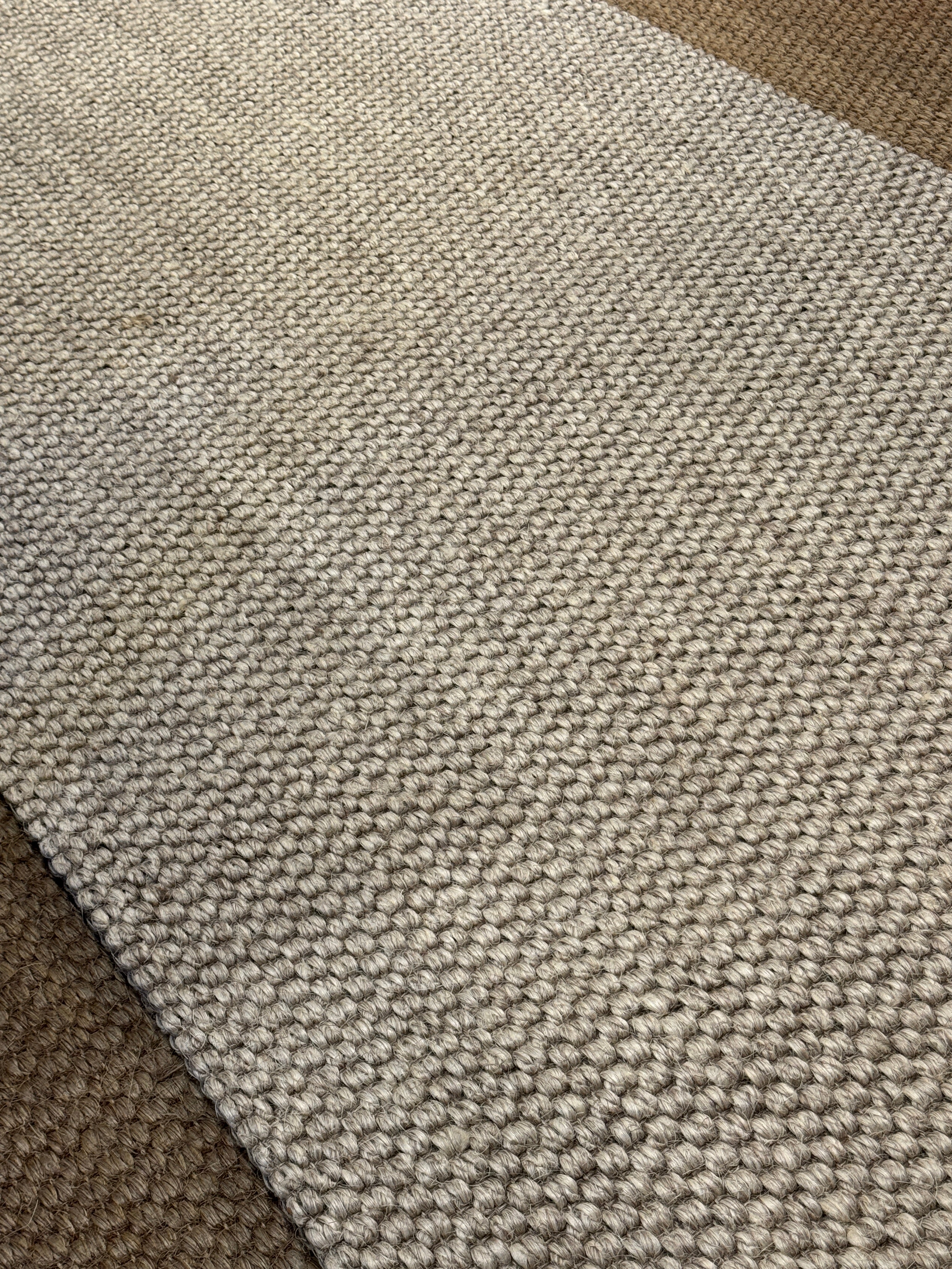 Premium European Adarra Sisal runner with turned edges
